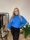 Oversized Sweater Joy Blauw